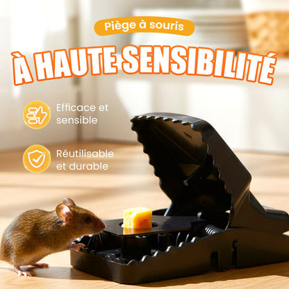 🐀 ACHETEZ 1 - RECEVEZ 1 GRATUIT ! ✨ Piège à Rats Réutilisable - Déclencheur Haute Sensibilité, Sécuritaire pour Enfants/Animaux, Conception Écologique 🏡🔧