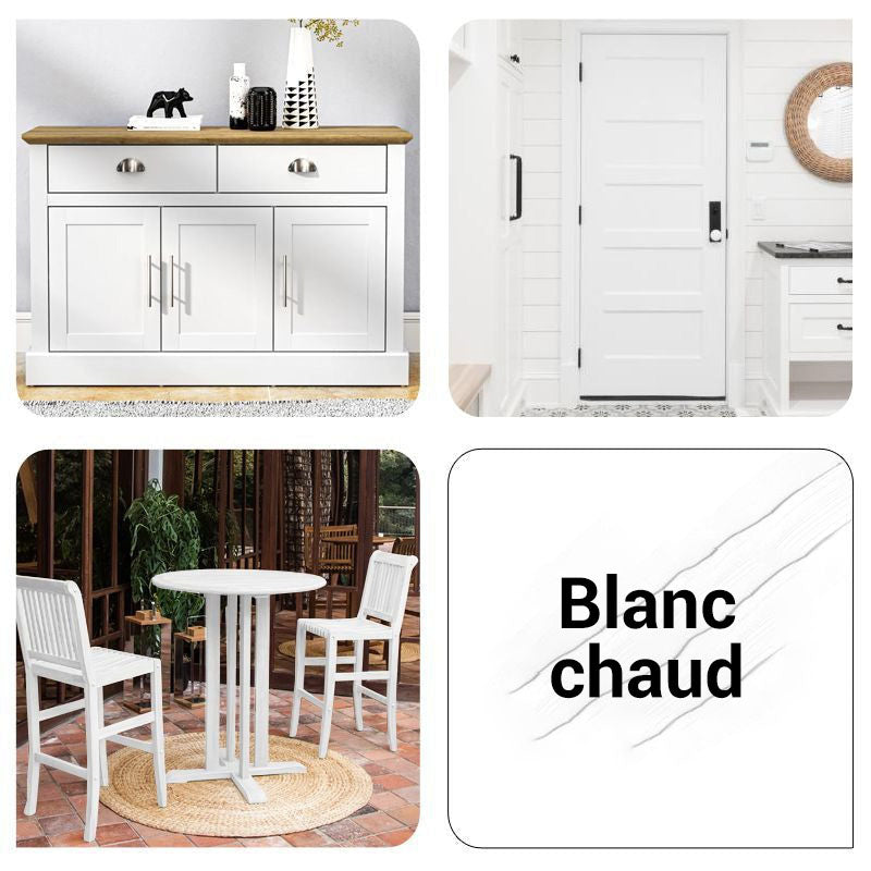 👍🍃Peinture de réparation et de rénovation de meubles en bois écologique, sans odeur, à base d'eau