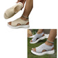 👡50 % DE RÉDUCTION EN CE MOMENT ! 💐 Sandales à semelle compensée en tricot respirant pour femme – Tige en tricot aéré, semelle rembourrée et chaussures d'été légères et confortables ✨