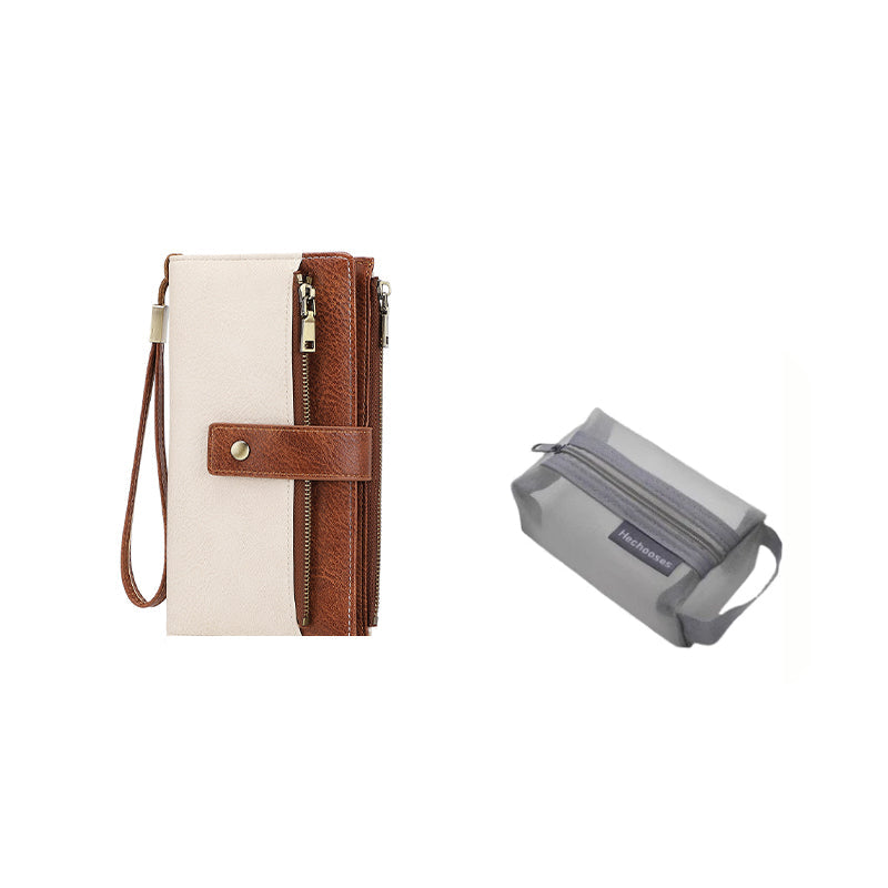🔥Offre à durée limitée - Portefeuille rétro pour femme avec protection RFID à trois volets