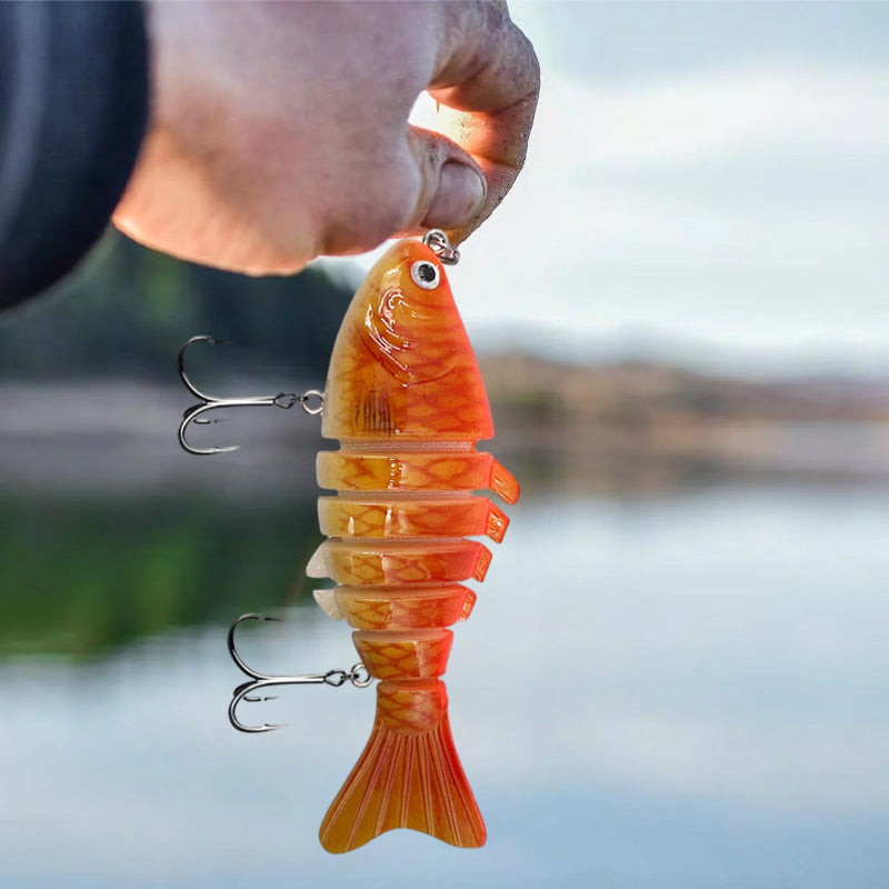 🎣Vente limitée : 50 % de réduction ⏰Leurre de pêche coulant multi-articulé ultra-réaliste