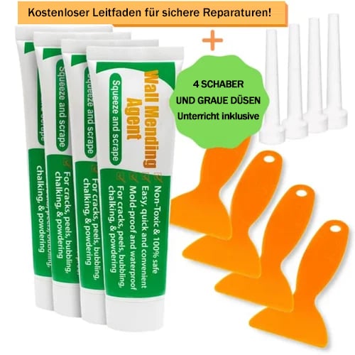 🛠️🧱Enduit de Rebouchage Universel🏠Comble Fissures, Non Toxique, Séchage Rapide, Peinturable (Blanc)