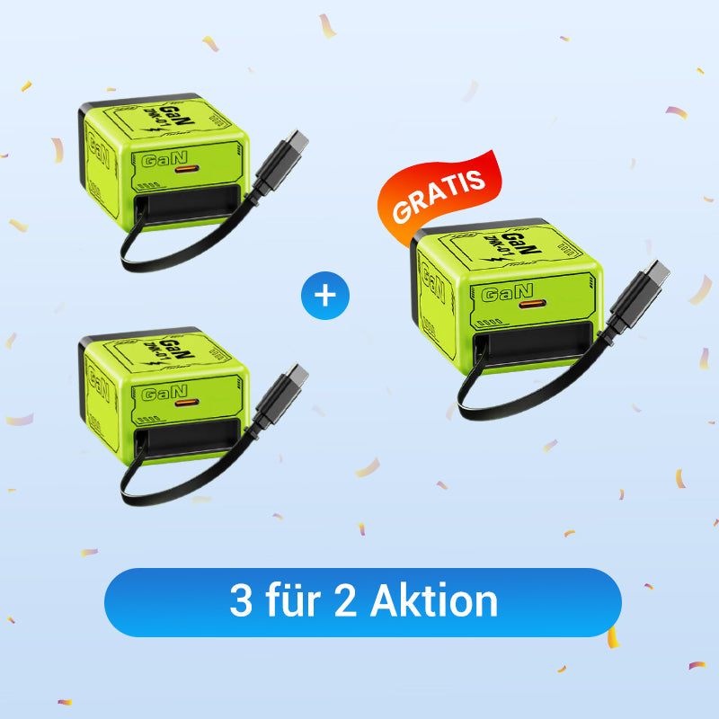 Station de recharge rapide USB-C avec câble rétractable – Utilisation universelleStation de recharge rapide USB-C avec câble rétractable – Utilisation universelle