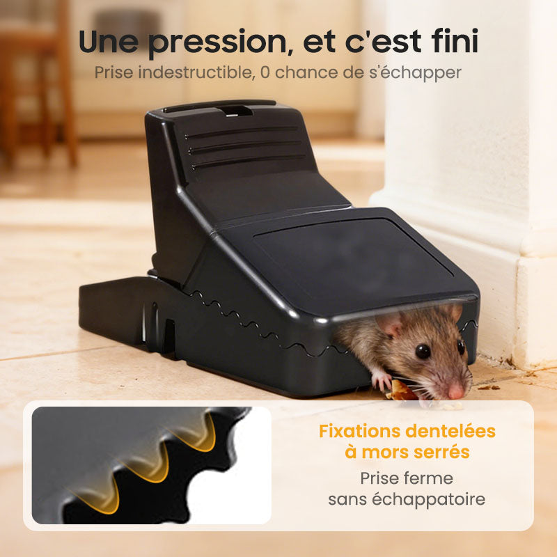 🐀 ACHETEZ 1 - RECEVEZ 1 GRATUIT ! ✨ Piège à Rats Réutilisable - Déclencheur Haute Sensibilité, Sécuritaire pour Enfants/Animaux, Conception Écologique 🏡🔧