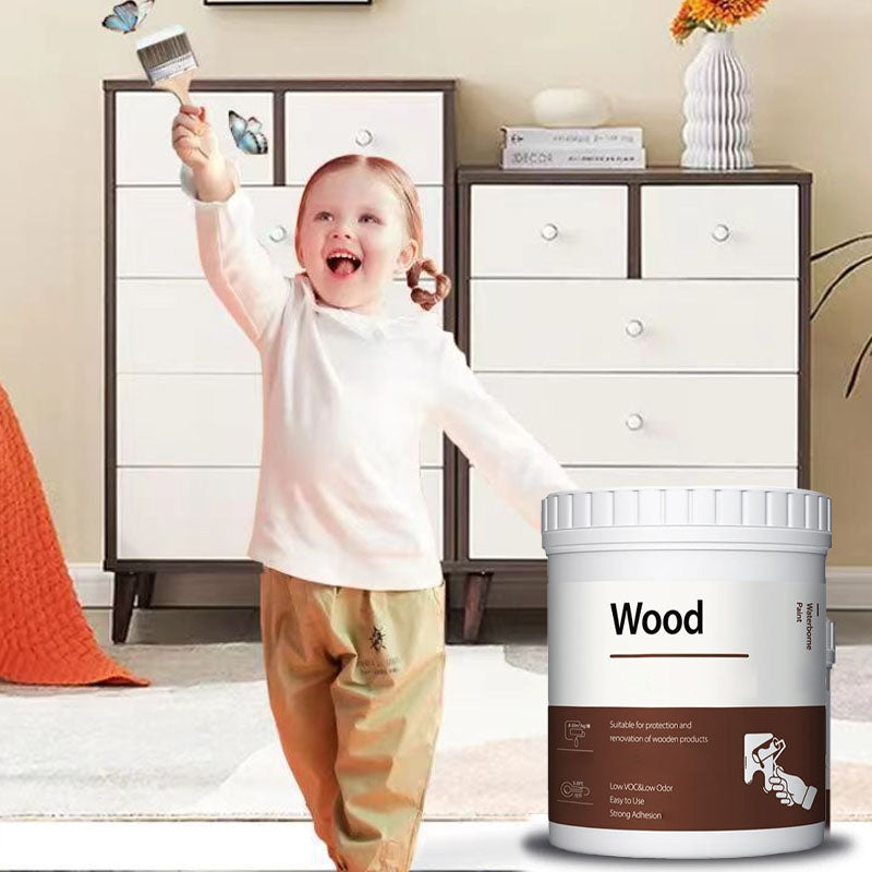 👍🍃Peinture de réparation et de rénovation de meubles en bois écologique, sans odeur, à base d'eau