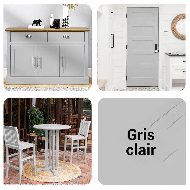 👍🍃Peinture de réparation et de rénovation de meubles en bois écologique, sans odeur, à base d'eau