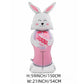 🎁Soldes de Pâques pour les lève-tôt🐰Ballon géant 3D en forme de lapin debout, autoportant, pour une ambiance festive
