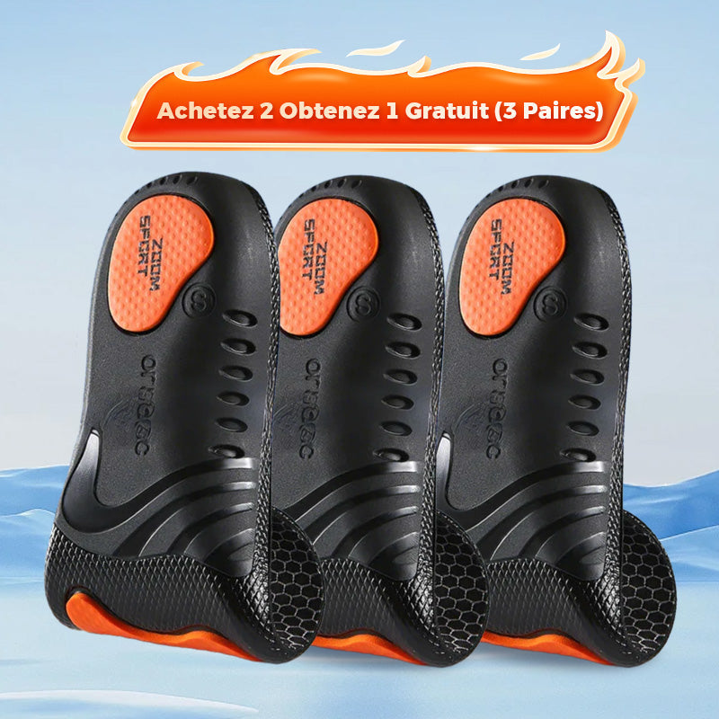 👟 ACHETEZ 2 - RECEVEZ 1 GRATUITS ! ✨ Semelles Amortissantes Unisexe - Absorption des Chocs pour Course, Randonnée ou Quotidien 🏃‍♀️🏃‍♂️