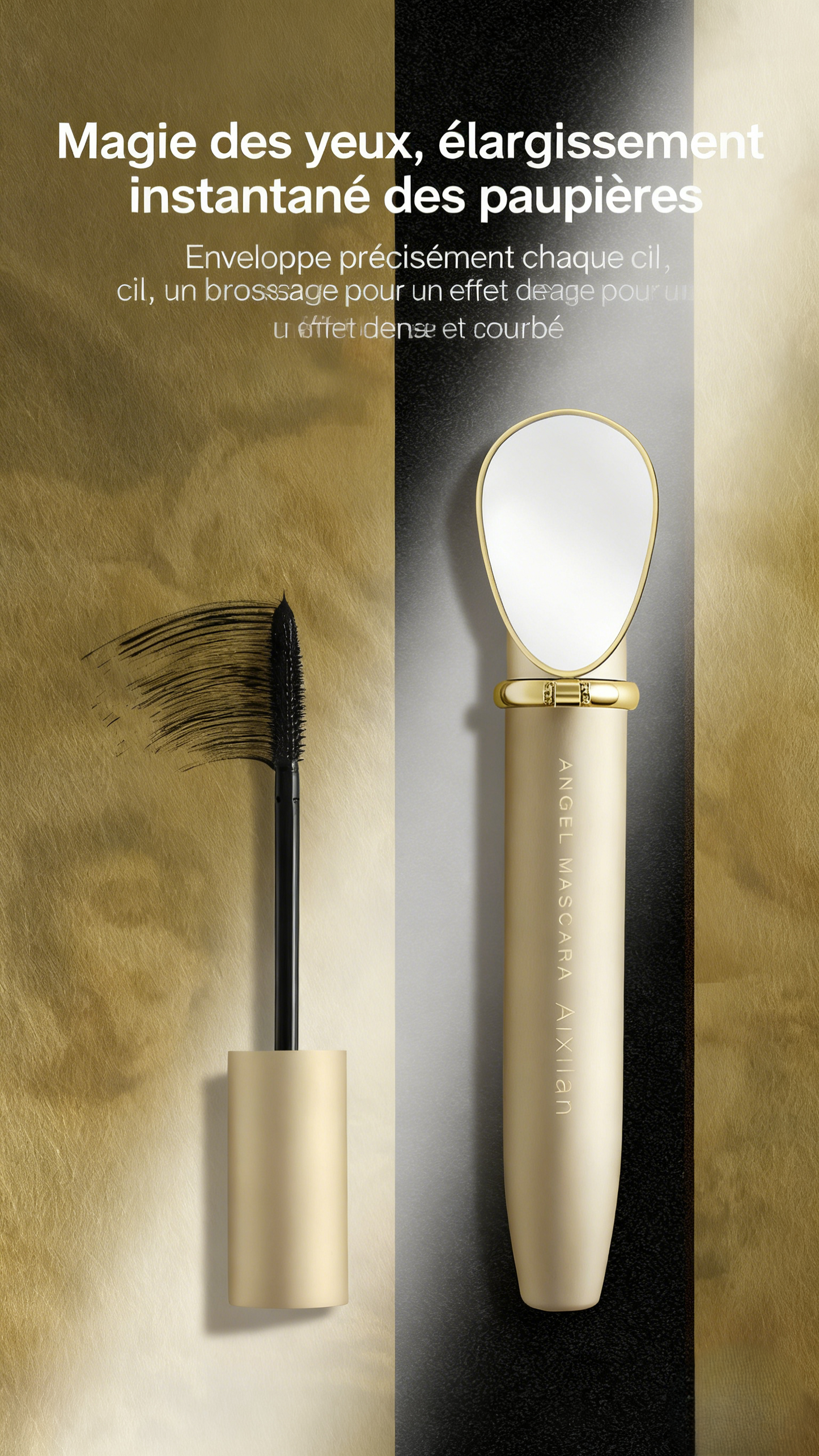 🔥 Promotions du Nouvel An 2026 🔥- Mascara allongeant et recourbant Sunflower Angel