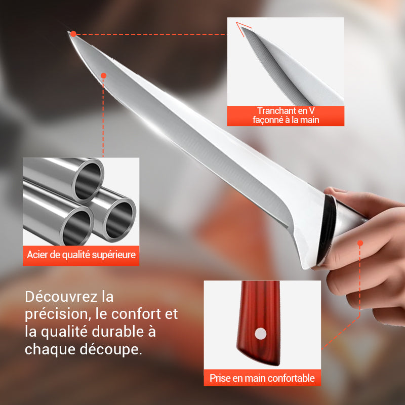 🏆50% de réduction pour une durée limitée✨🔪Couteaux recommandés par les chefs Michelin – couteaux Premium