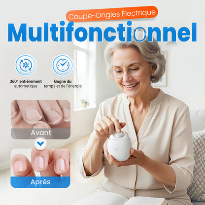 🎄 Offres Spéciales pour Noël 🎄 Lime à ongles automatique universelle pour adultes et enfants