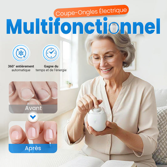 🎄 Offres Spéciales pour Noël 🎄 Lime à ongles automatique universelle pour adultes et enfants