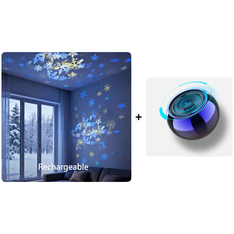 🌈Projecteur de lumière LED rotatif dynamique – Calme et détente pour votre maison. Des lumières douces et changeantes apaisent les nuits agitées.