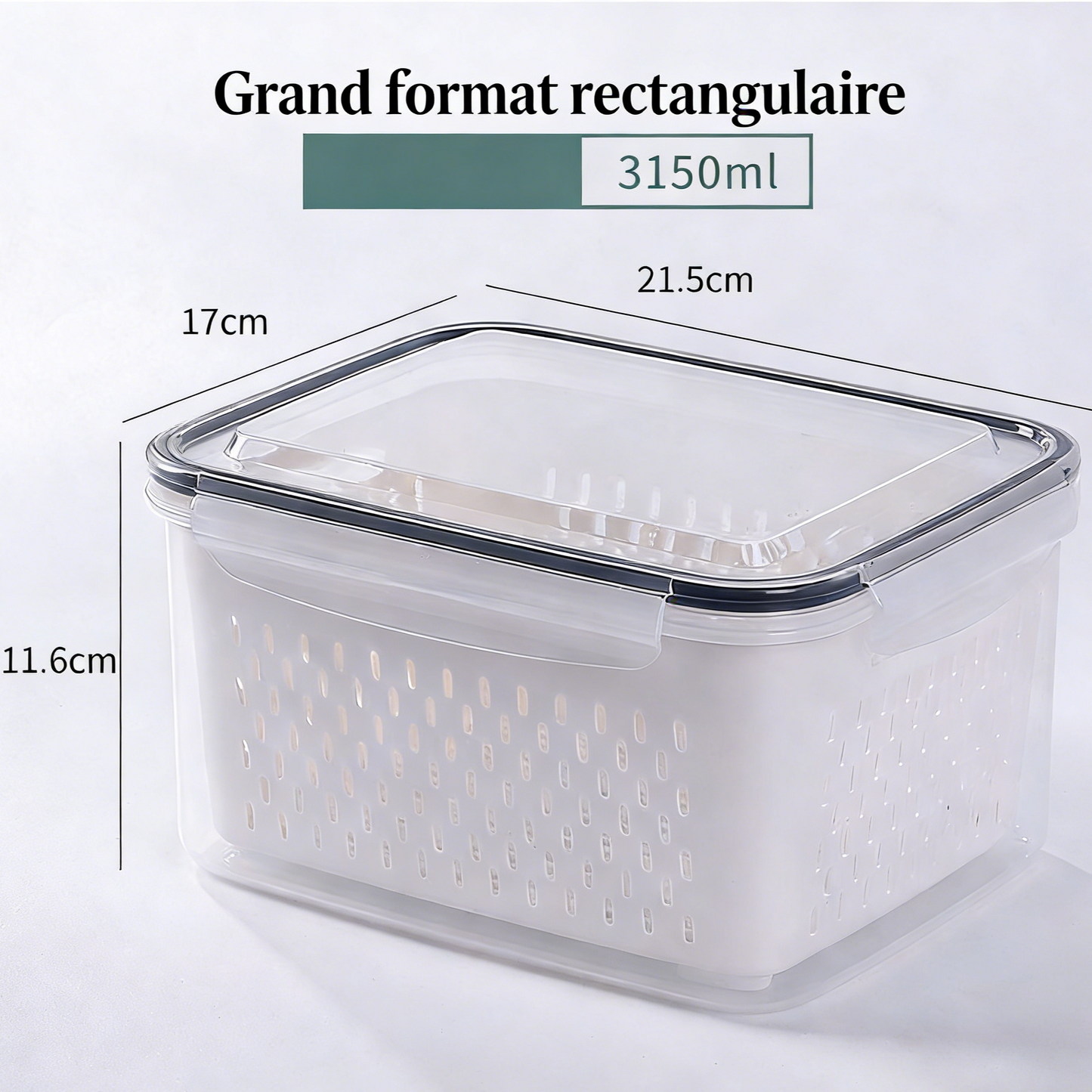 [Cadeau pratique] Conteneur de stockage de fruits et légumes frais