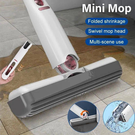 🔥 Meilleure vente 2025 🔥 Mini serpillière pliable ultra pratique – Lavage facile à la main !