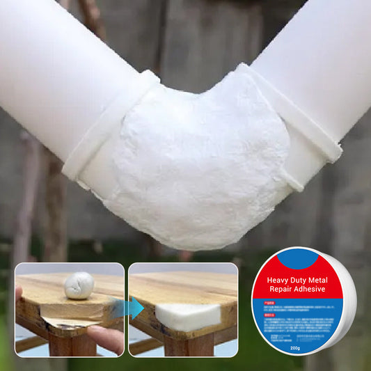 🔧 ACHETEZ 2 OBТENEZ 3! ✨ Adhésif Métallique Haute Résistance - Colle Instantanée Résistante à l'Eau pour Réparations sur Métal, Bois, Céramique & Plastique 💧🛠️