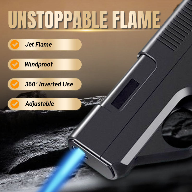 🔥50 % DE RÉDUCTION MAINTENANT !🔥 💥 Briquet pistolet cool Cadeau parfait 🎁