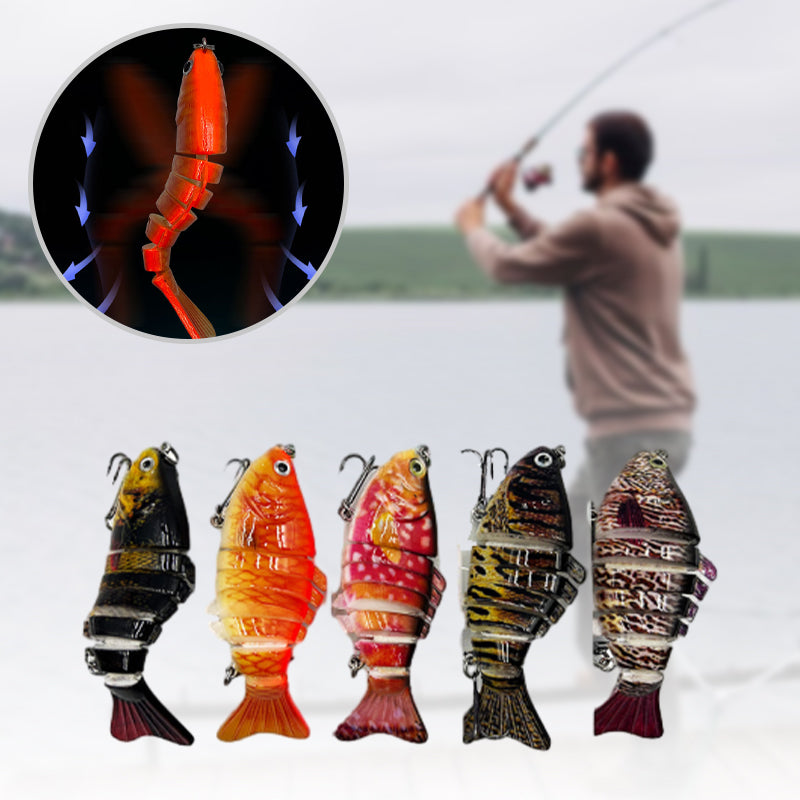 🎣Vente limitée : 50 % de réduction ⏰Leurre de pêche coulant multi-articulé ultra-réaliste