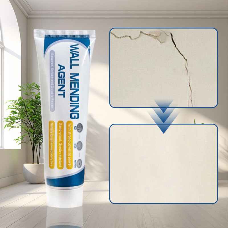 🛠️🏠Kit de réparation de cloisons sèches efficace – Réparez vos murs en quelques minutes ! Kit tout-en-un avec grattoir pour fissures et trous.