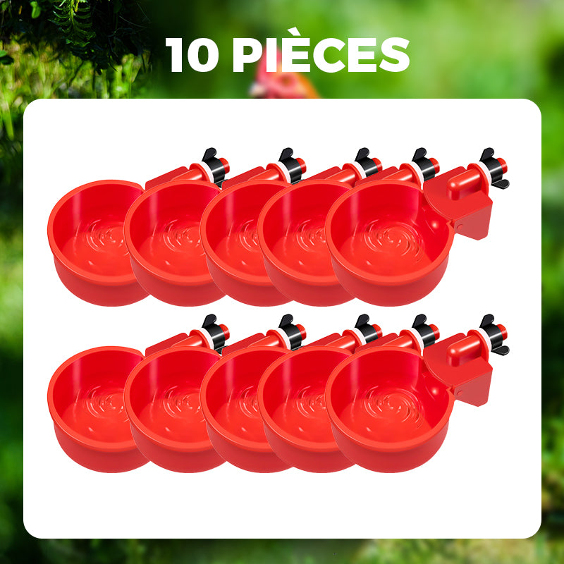 ✨Gobelets automatiques pour volailles avec filetage de 5/16 pouces