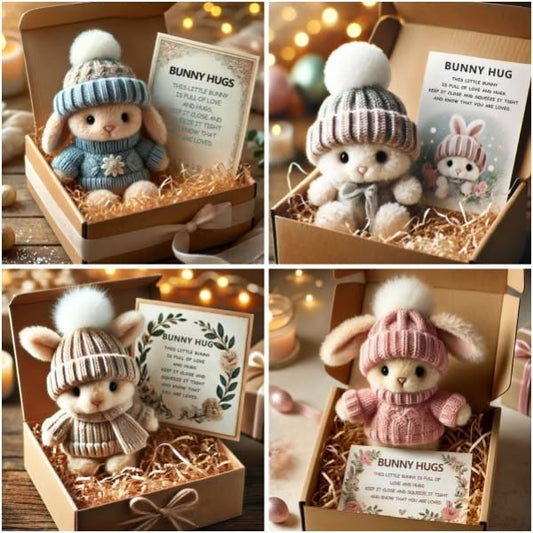 🎁 Fait main de haute qualité 🐇 Mini lapin super réaliste