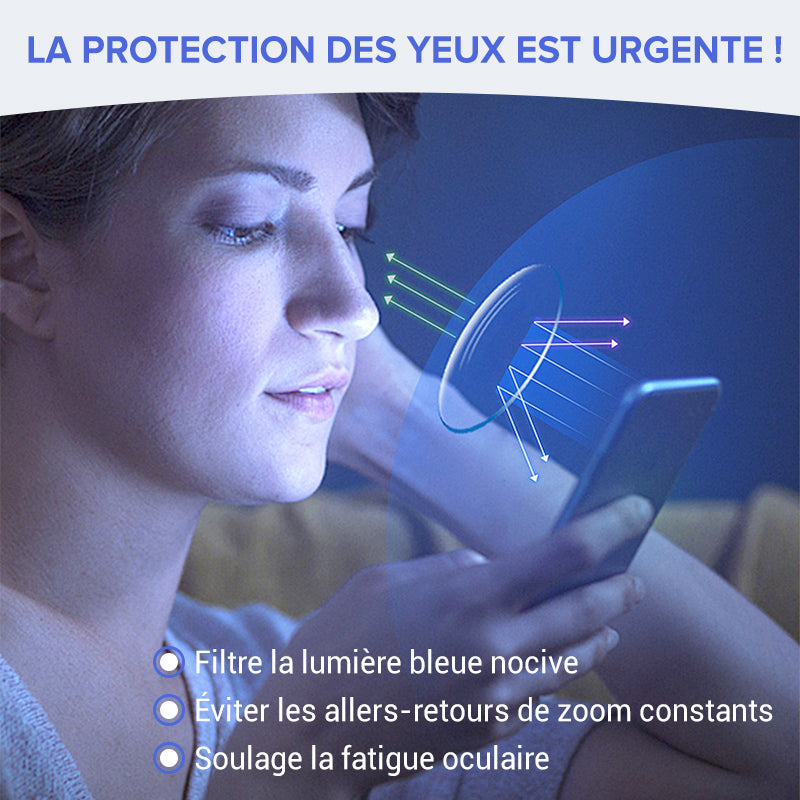 🏆👓 Saphir haute dureté ✨ Anti bleu progressive Far And Near Lunettes de lecture à double usage