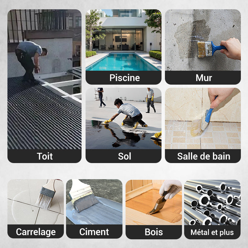 💐🎨🔧 PROMO -50% ! Revêtement Polyuréthane Multifonction – Couverture Complète pour Toutes Surfaces (Intérieur/Extérieur)