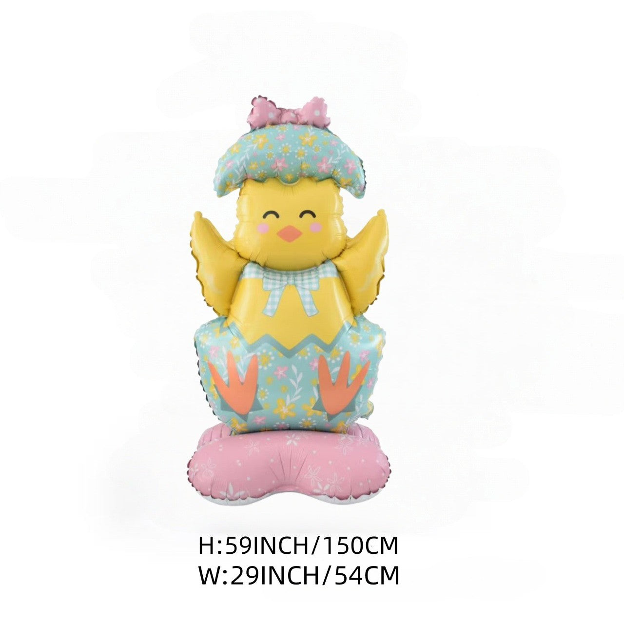 🎁Soldes de Pâques pour les lève-tôt🐰Ballon géant 3D en forme de lapin debout, autoportant, pour une ambiance festive