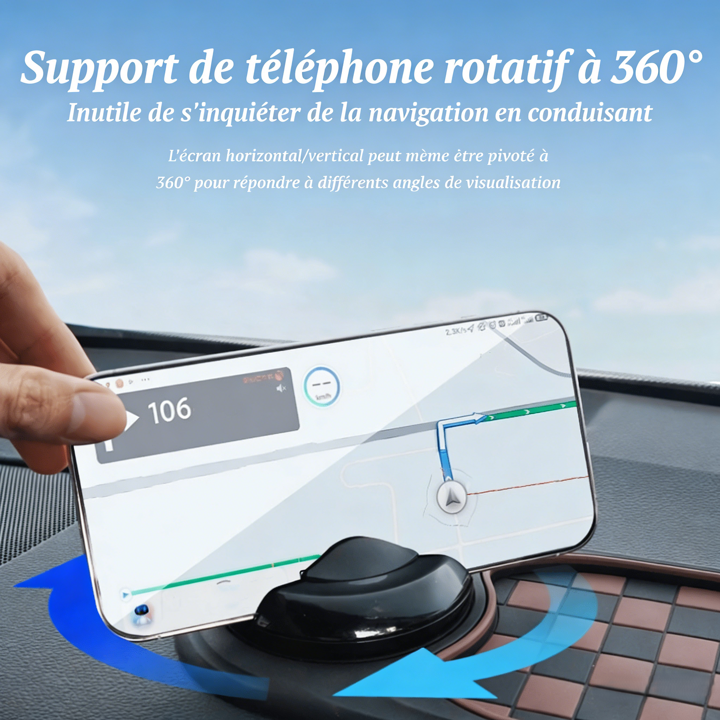 🔥🔥 Support de téléphone portable pour tableau de bord de voiture📢📢3 dernières heures : Grande vente⏰⏰