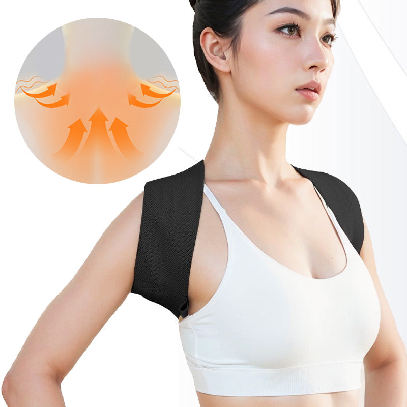 🌟 49% OFF INSTANTANÉ ! 🏆 Correcteur Posture "Tech Magique" - Discret sous les Vêtements, Ajustable et Confortable 💡📦