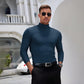T-shirt à manches longues et col montant pour hommes