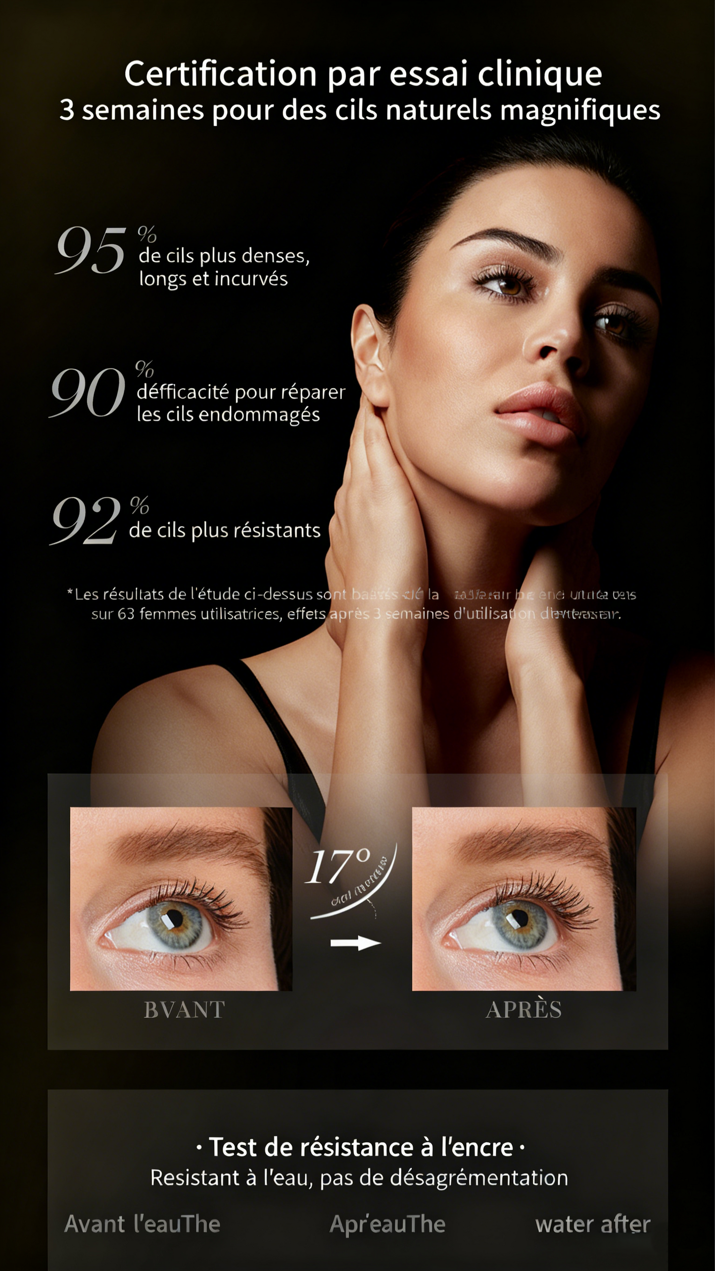 🔥 Promotions du Nouvel An 2026 🔥- Mascara allongeant et recourbant Sunflower Angel