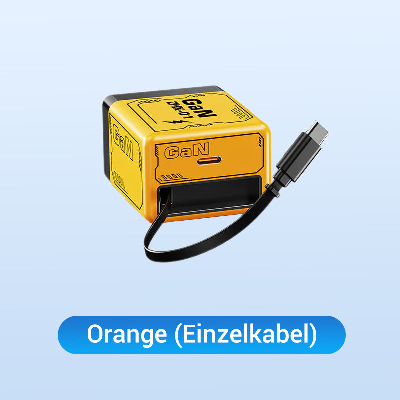 Station de recharge rapide USB-C avec câble rétractable – Utilisation universelleStation de recharge rapide USB-C avec câble rétractable – Utilisation universelle