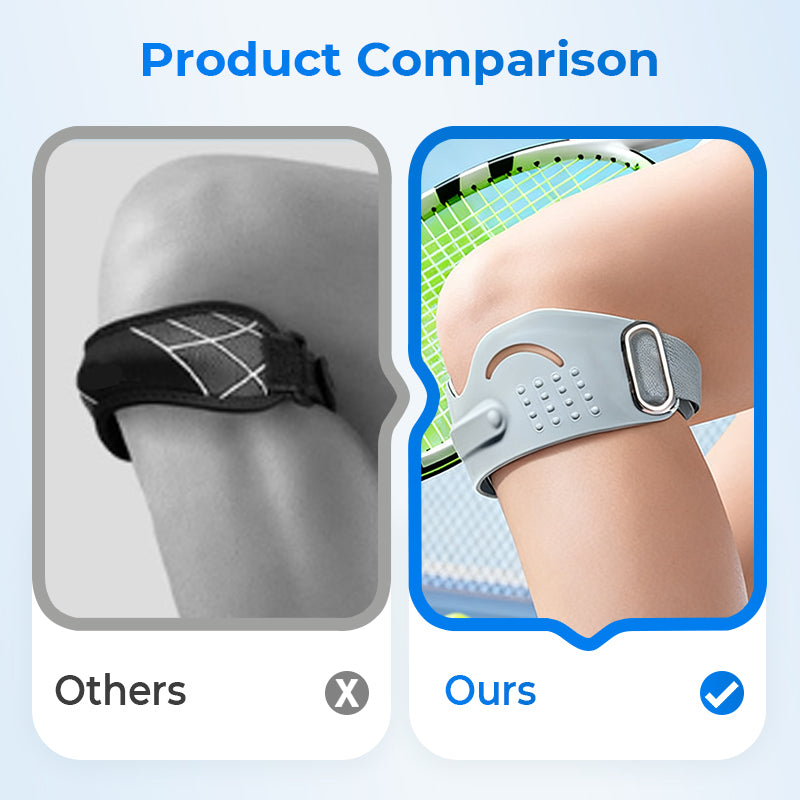 Sangle de Soutien du Tendon Rotulien en Silicone