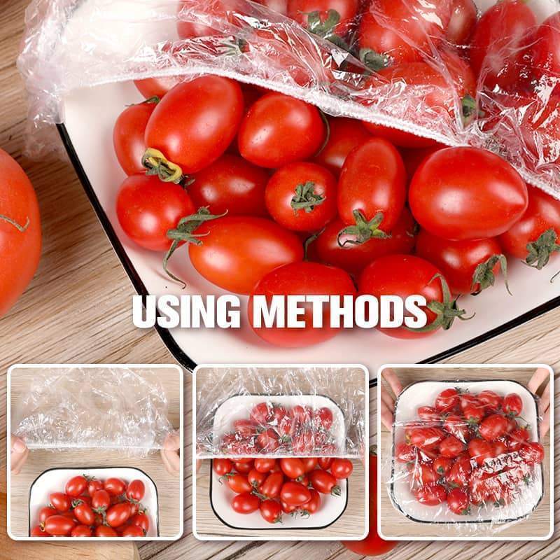 🍱 -50% ! 🧊 100 Pcs Couvercles Extensibles Jetables pour Bols & Assiettes – Élastiques, Alimentaires & Polyvalents – Alternative Parfaite au Film Plastique ✨