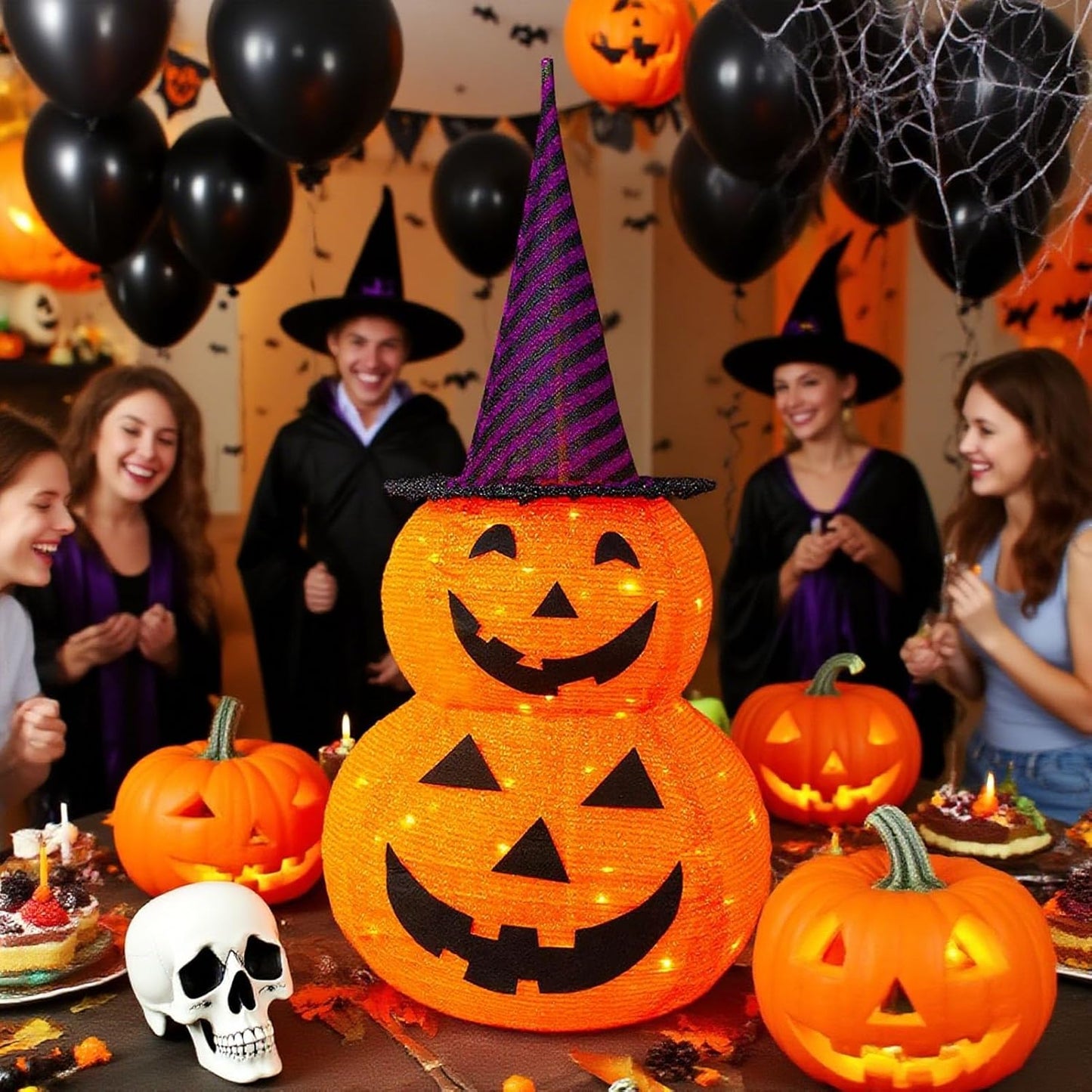 🎃 Vente chaude 50% de réduction 🎃🎃 Décorations de citrouille pliables Halloween