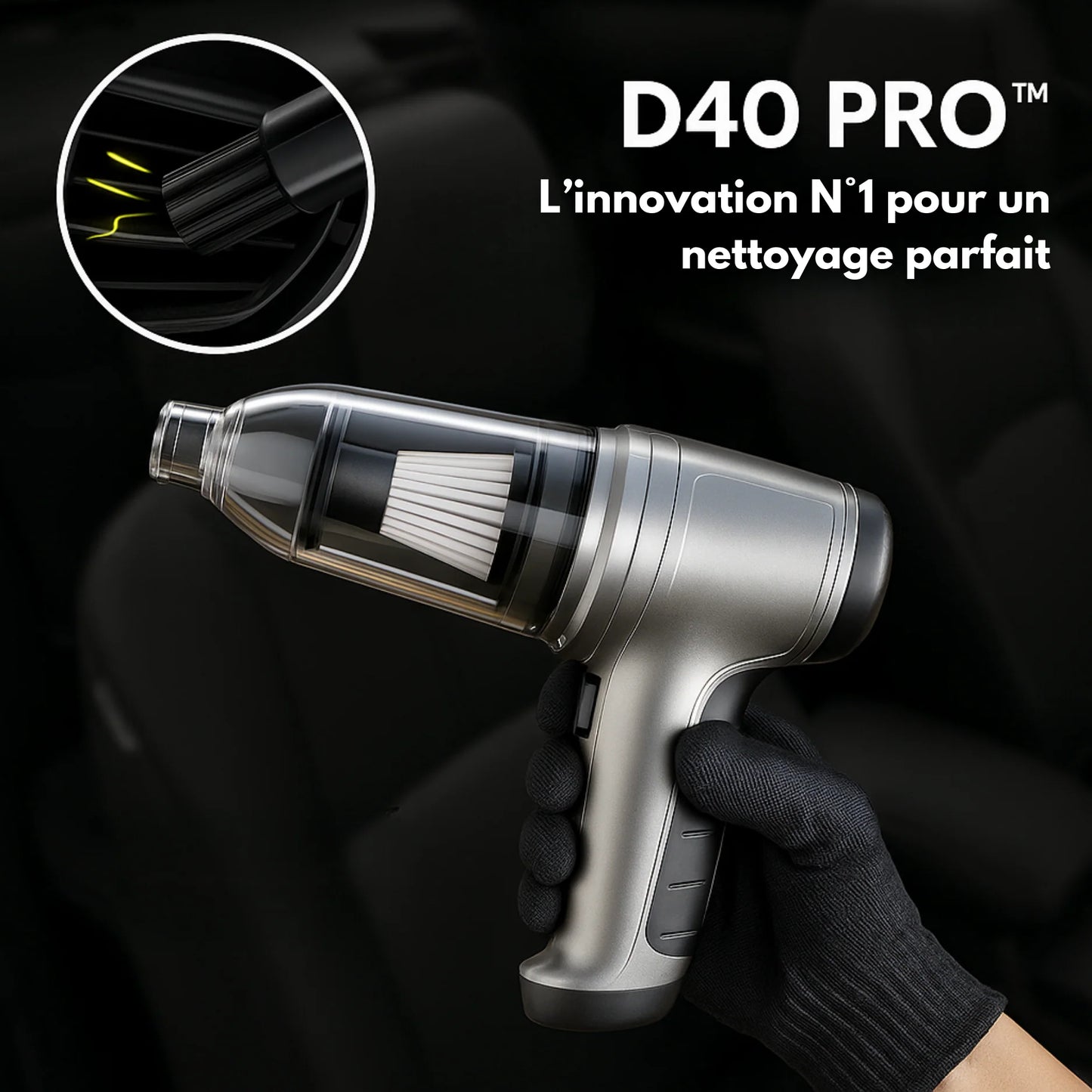 ✨ 66 % DE RÉDUCTION MAINTENANT ! ✨Haute Qualité - Aspirateur Polyvalent de Poche pour Voiture