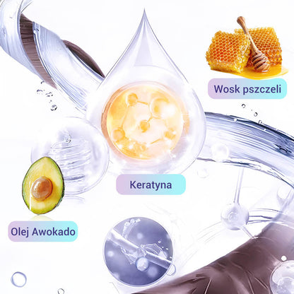 ✨Durée limitée Achetez 3 obtenez 2gratuit✨🧴💛 Masque pour cheveux Keratynowa Fioletowa&Laisser flotter les cheveux au vent