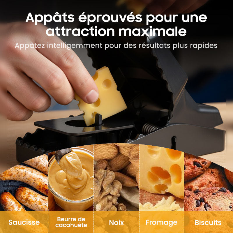 🐀 ACHETEZ 1 - RECEVEZ 1 GRATUIT ! ✨ Piège à Rats Réutilisable - Déclencheur Haute Sensibilité, Sécuritaire pour Enfants/Animaux, Conception Écologique 🏡🔧