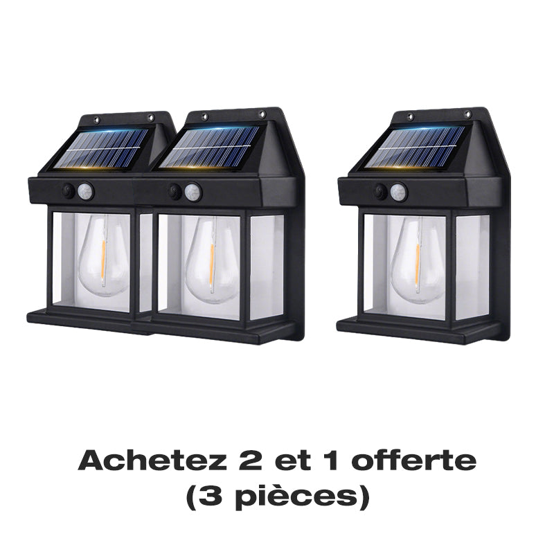🔥VENTE LIMITÉE 50 % DE RÉDUCTION🔥Applique murale solaire à détecteur de mouvement en tungstène