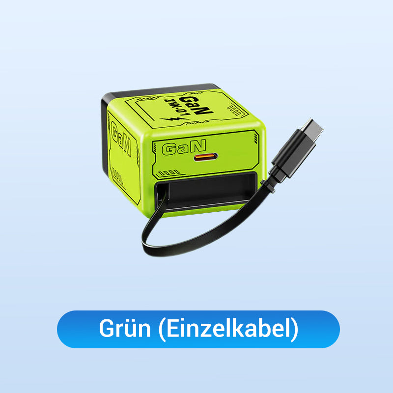 Station de recharge rapide USB-C avec câble rétractable – Utilisation universelleStation de recharge rapide USB-C avec câble rétractable – Utilisation universelle