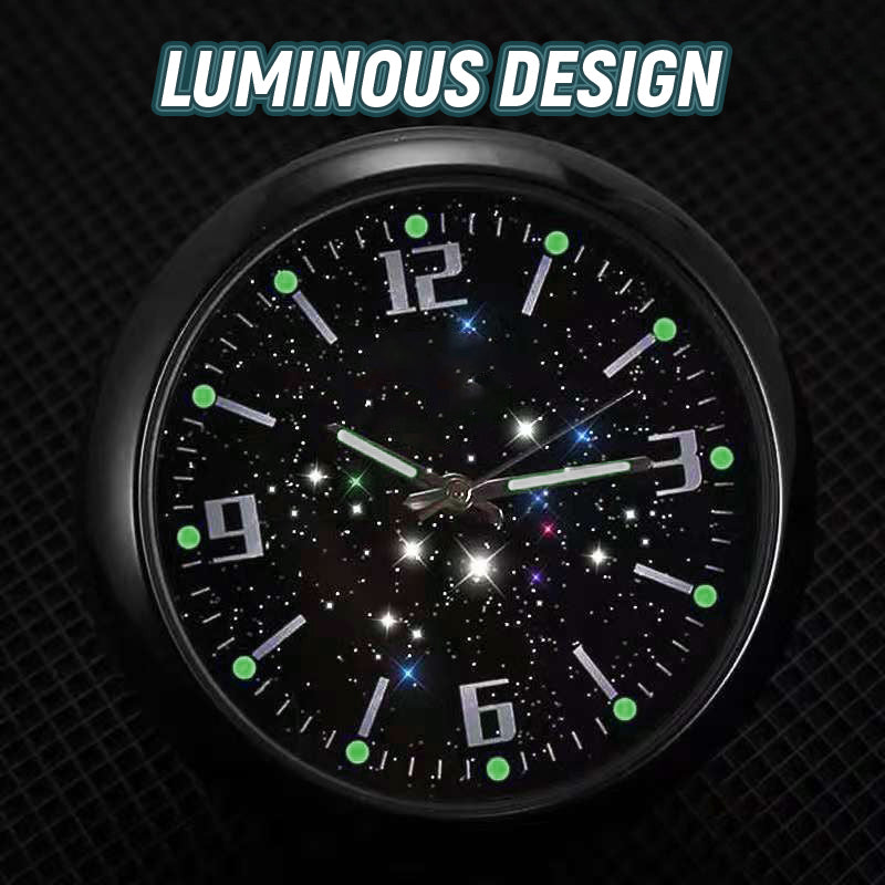 Montre à quartz Starry Sky Clock Décoration créative pour voiture