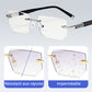 🏆👓 Saphir haute dureté ✨ Anti bleu progressive Far And Near Lunettes de lecture à double usage
