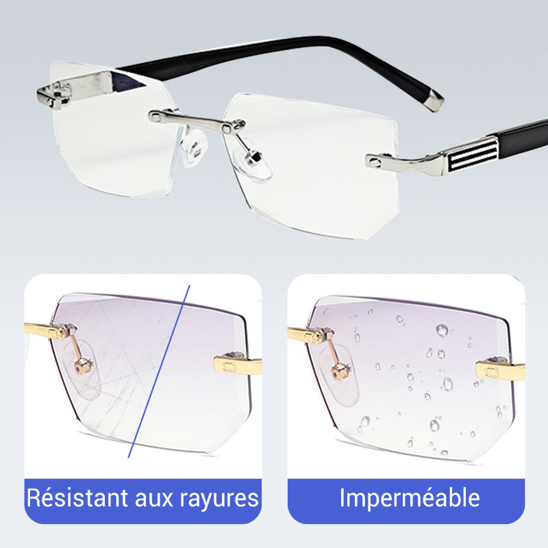 🏆👓 Saphir haute dureté ✨ Anti bleu progressive Far And Near Lunettes de lecture à double usage