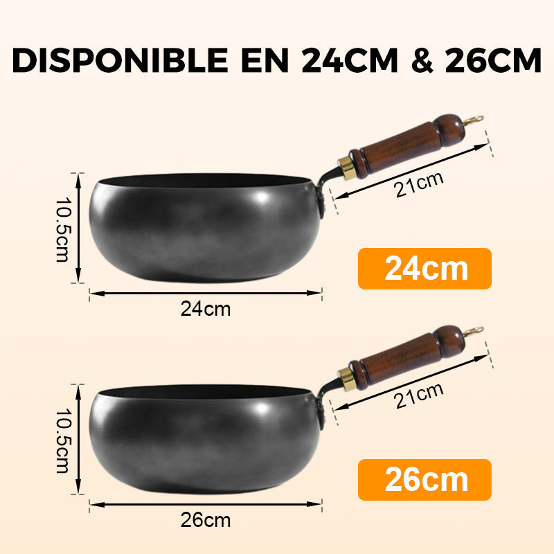 🍳Vente flash🔥Poêle antiadhésive ultra-légère, sans revêtement, en fonte épaisse(🔥55% de réduction)