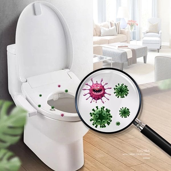 👍Faites attention à l'hygiène et à la santé✅Housse de siège de toilette jetable en plastique biodégradable📢📢50 % de réduction！！！