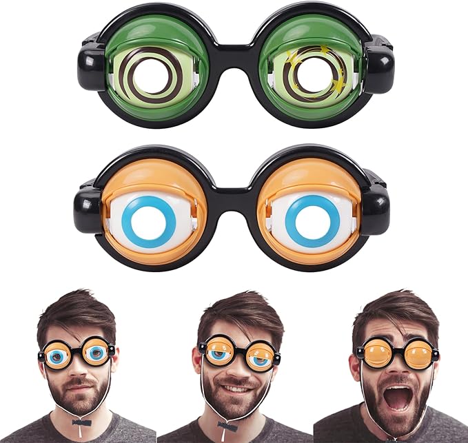 🔥SOLDES DE NOËL 50 % DE RÉDUCTION !!🏆Vente flash💥Lunettes amusantes avec mécanisme d'œil qui cligne🥸
