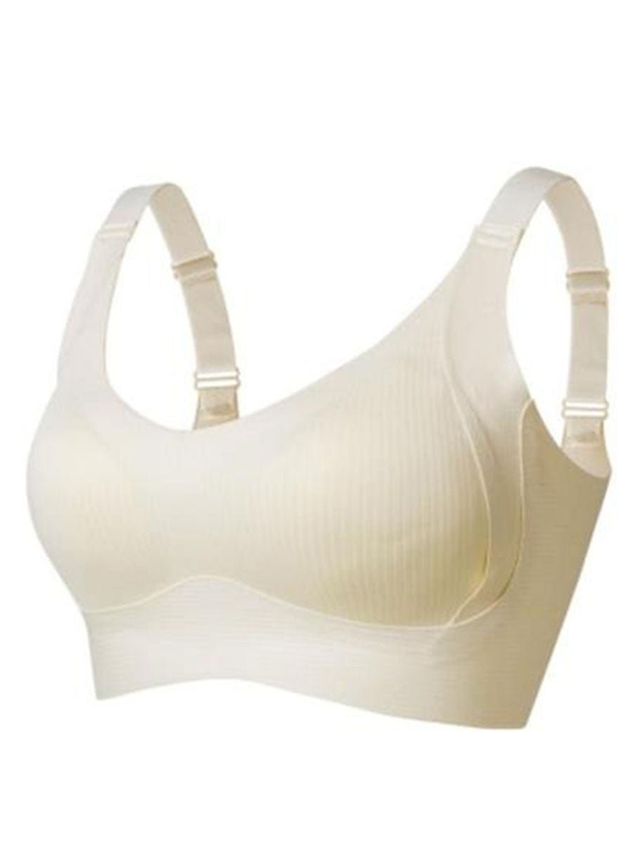 🎁VENTE EXCEPTIONNELLE 2026💕Soutien-gorge sans coutures à rayures subtiles avec soutien en W – Confort et style !
