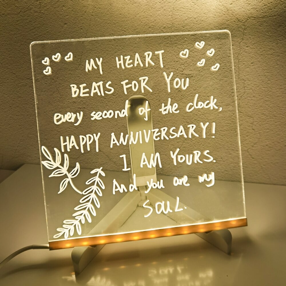 💥💥50% de réduction pour une durée limitée 💥💥🎨 Tableau de notes LED 🎁 Achetez 1 et obtenez 7 stylos de couleur gratuitement