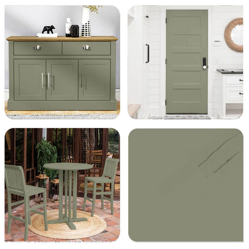 👍🍃Peinture de réparation et de rénovation de meubles en bois écologique, sans odeur, à base d'eau